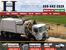 Tablet Screenshot of hardinsanitation.com